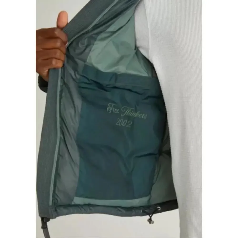 Hudson $358 Mens Quilted Puffer Jacket  XL Green